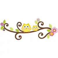 RoomMates Sisustustarrat, Happi Letter Branch