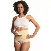 Carriwell belly binder tukivyö Luonnonvalkoinen organic cotton S/M