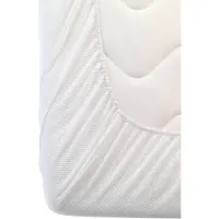AeroMoov SafeSleep Muotoonommeltu Aluslakana Matkasänkyyn 60x110 cm, Valkoinen