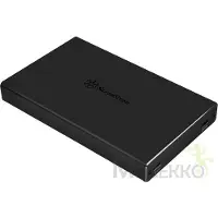 Silverstone SST-TS13B Ulkoinen USB 3.1 tallennuskotelo 2.5" SATA-levylle, musta