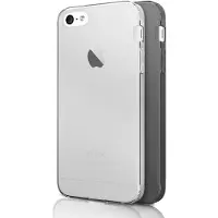 Itskins NANO DUO cover til iPhone 5 / 5S / 5SE. Sort og gennemsigtig