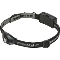 Brennenstuhl 1178760, Taskulamppu otsanauhalla, Musta, IP44, LED, 2 lamppua, 100 lm