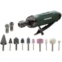 Metabo Paineilmakäyttöinen tasohiomakone DG 25 Set + tarvikkeet