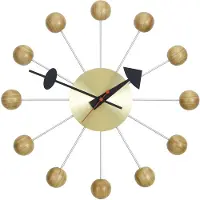 Vitra Ball Clock seinäkello, kirsikka