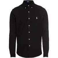 Ralph Lauren Featherweight Mesh-Lsl-Knt - Black - XS