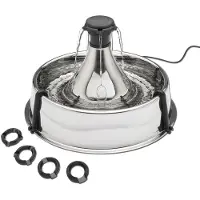 Drinkwell - Drinkwell 360 Stainless Steel Pet Fountain 3,8L - Kissat - Ruokailupaikat ja juoma-automaatit - Vesiannostelijat