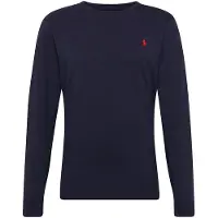 Ralph Lauren for man. 710671468024 Navy Custom Slim Fit jersey knit T-shirt (XXL), Casual, Cotton, Long sleeve