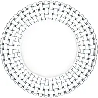 Nachtmann Bossa Nova lautanen 23 cm, 2-pakkaus Kirkas