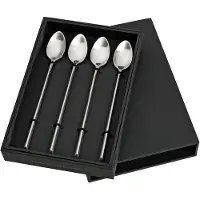 Broste Copenhagen Sletten lusikka pitkä 4-pakkaus Full satin forged