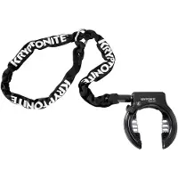 Kryptonite Ring Retractable Whith Chain Plug In Pyörän Rungon Lukko