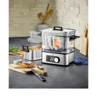 WMF Lono Sous Vide Cooker Pro Sous vide -vesiuuni ja haudutuskeitin, 1500 wattia, 6 litraa, Ruostumaton teräs