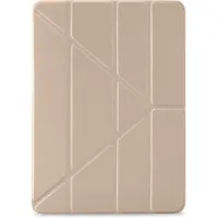 Pipetto Origami Case, iPad Pro 11" -suojakotelo, Shampanja/Läpinäkyvä