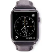 dbramante1928 Copenhagen - Watch Strap 42/44 mm - Black/Space Gray