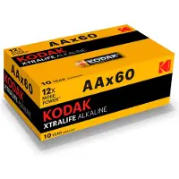Kodak Xtralife Aa-alkaliparisto 60 Yksiköt