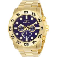 Invicta Miesten kello 22228 Pro Diver Sininen/Kullansävytetty teräs