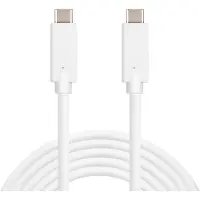 Sandberg 2.0 USB-C -kaapeli, PD 65W, 2m, valkoinen