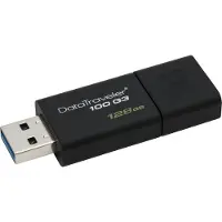 Kingston DataTraveler 100 G3 USB-tikku, 128 Gt, USB 3.0