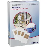 Nilfisk Pölypussit, mikrokuitu, 4kpl.