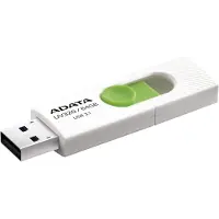ADATA – UV320 64GB USB Type-A, Slide, White, Green (AUV320-64G-RWHGN)