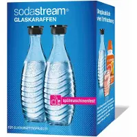 SodaStream 1047200490, Hiilihapotuspullo, Läpinäkyvä, 0,6 L, 2 kpl, CE, 205 mm