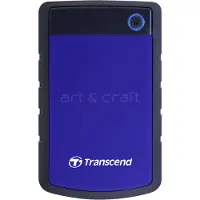 Transcend 2 tb external hdd 2.5", usb 3.1, rugged - storejet 25h3 (blue)