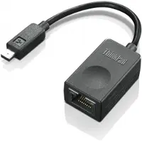 Lenovo ThinkPad Ethernet-laajennuskaapeli - Verkkokaapeli - RJ-45 (naaras) - Ethernet-laajennusliitin (uros) - 18 cm - ThinkPad L380; L380 Y...