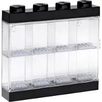 LEGO Minifigure Display Case 8 vitriini, musta