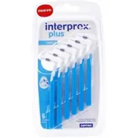 Interprox Interdentaaliharja - DENTAID - Plus Kartiomainen - 6 kappaletta - Helppo pääsy - Biofilmin poistaminen