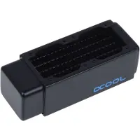 Alphacool NexXxoS XT45 Full Copper 50mm Dual Radiator -jäähdytin, musta
