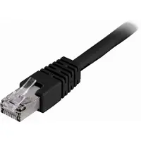 Deltaco Cat6 F/UTP RJ45 35m -verkkokaapeli, musta