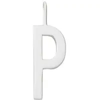 Design Letters Archetype Charm 16 mm Silver A-Z P