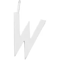 Design Letters Archetype Charm 16 mm Silver A-Z W