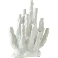 Pols Potten Vase Coral - White - L30X W18X H45CM