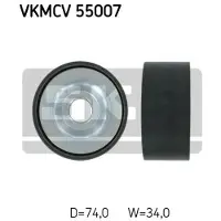 Skf Ohjainrulla, moniurahihna VKMCV 55007