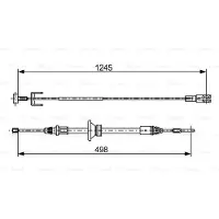Bosch Vaijeri, seisontajarru 1 987 482 524