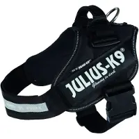 Julius-K9 Power-koiranvaljaat musta rinnanymp. 63-85cm (1-koko) IDC