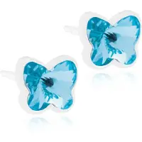 Blomdahl Medical Plastic Butterfly 5mm Aqua