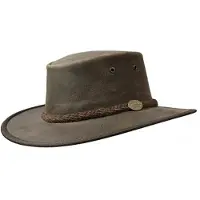 Barmah Hats nahkahattu Foldaway Oiled-naudannahka Ruskea unisex, size L