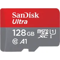 SanDisk Ultra C10 UHS U1 A1 128GB microSDXC UHS-I Memory Card