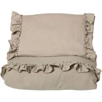 NG Baby Pinnasängyn/Pienet kehdot: Beige Bed Set Linen Ruffle One Size Pojat, Tytöt