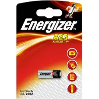 Energizer A23, Kertakäyttöinen akku, A23, Alkali, 12 V, 1 kpl, 50 mAh (E301536202)