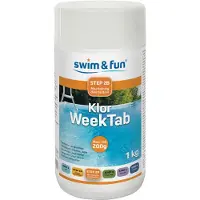 24.Se Swim&Fun Klor Week 1 kg viikkoklooritabletti