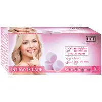 Hot Intimate Care Soft pehmeät tamppoonit 5 pcs