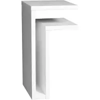Maze F-shelf seinähylly, oikea, valkoinen