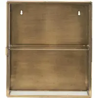 House Doctor Vitrineskab, Hdglass, Messing - Gold - 35X15X40