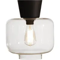 Globen Lighting Kattovalaisin , Musta, Lasi