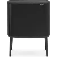 Brabantia Bo touch bin 36 litraa matta musta