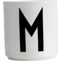 Design Letters Porcelain Cup A-Z, Æ, Ø - White - 25 CL