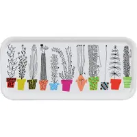 Almedahls Italiensk blomsterhylla -tarjotin 32x15 cm