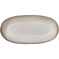 Bloomingville Sandrine Serveringsfad, Grå, Stentøj - Grey - 42X21CM
